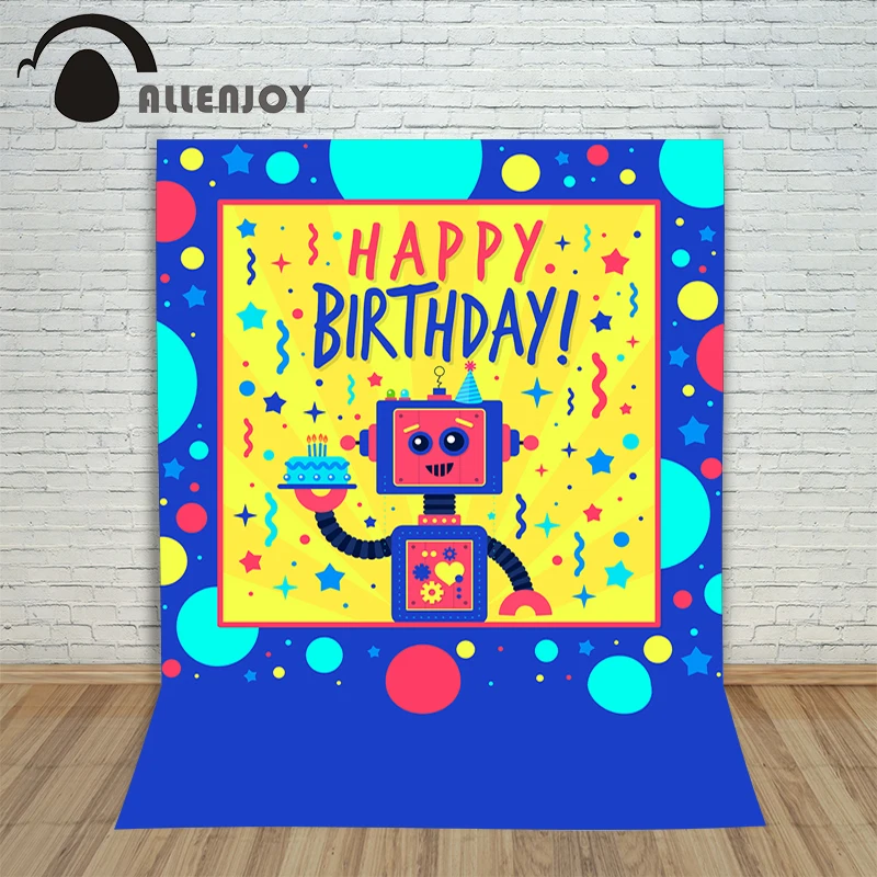 Allenjoy photography backdrops robot circles cake anniversary photo background christmas photographic background
Allenjoy photography backdrops robot circles cake anniversary photo background christmas photographic background