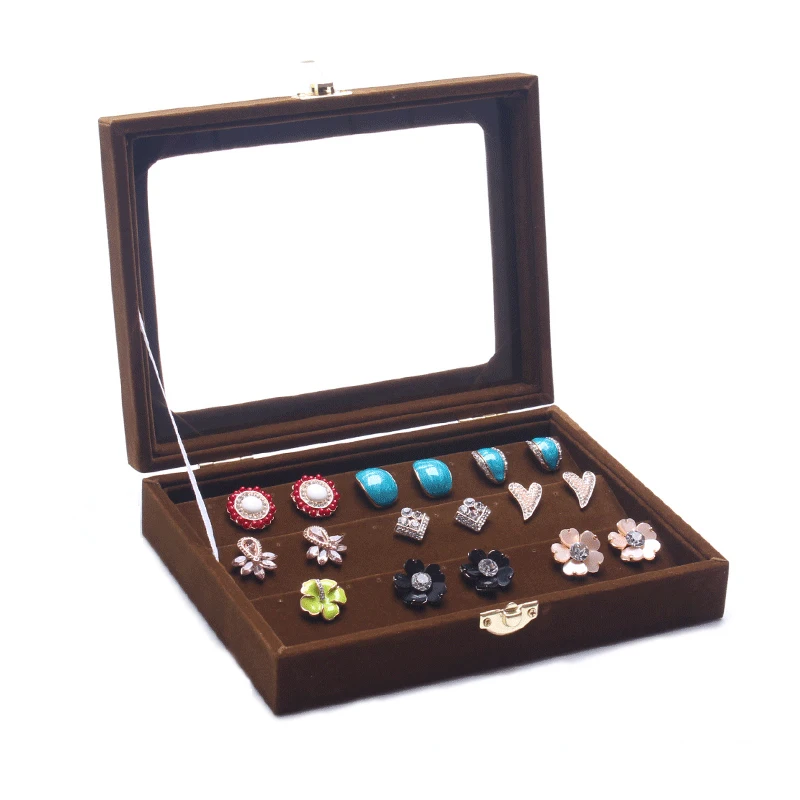2016 Year New Fashion Brown 20*15CM Earrings Ear Studs Organizer Show Case Jewelry Display Holder Box Storage Display Boxes
2016 Year New Fashion Brown 20*15CM Earrings Ear Studs Organizer Show Case Jewelry Display Holder Box Storage Display Boxes