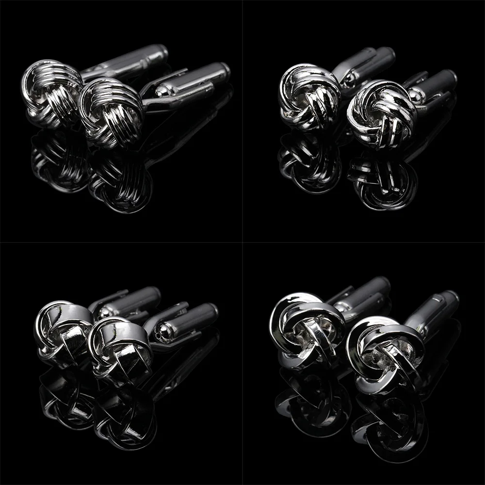 MeMolissa Silver Color Cufflinks for Men Fashion Knot Design Top Quality Copper Hot Sale Cuff Links Gifts Men's Jewelry
MeMolissa Silver Color Cufflinks for Men Fashion Knot Design Top Quality Copper Hot Sale Cuff Links Gifts Men's Jewelry