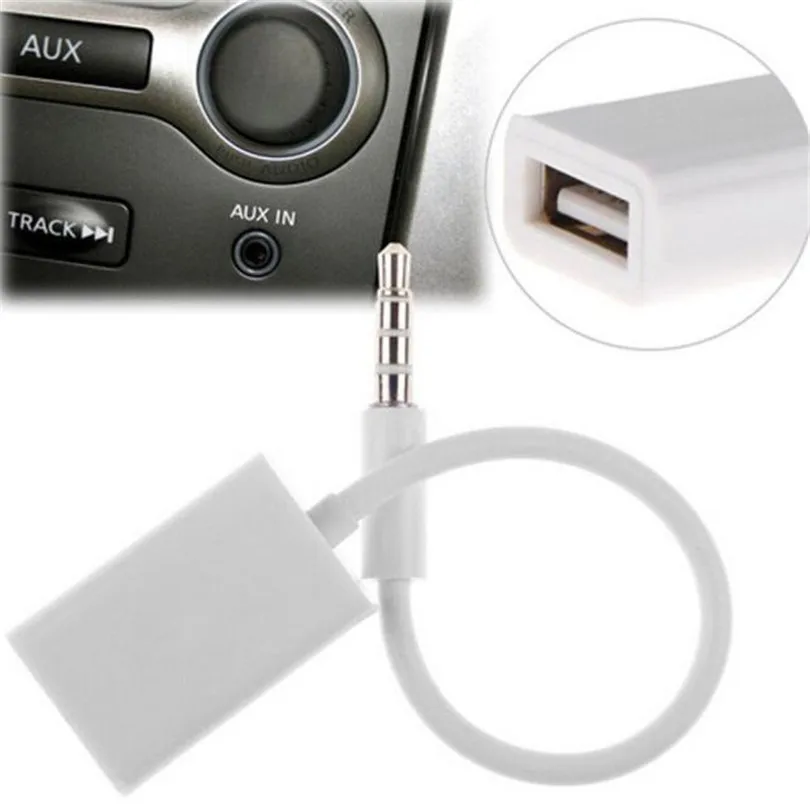 D3 3 5 мм штекер AUX аудио разъем для USB 2 0 Женский кабель конвертер шнур