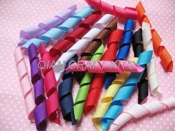 200 pcs Precut 1/4" 6mm Grosgrain Korker Ribbon mixed colors 3" long after curling
200 pcs Precut 1/4" 6mm Grosgrain Korker Ribbon mixed colors 3" long after curling