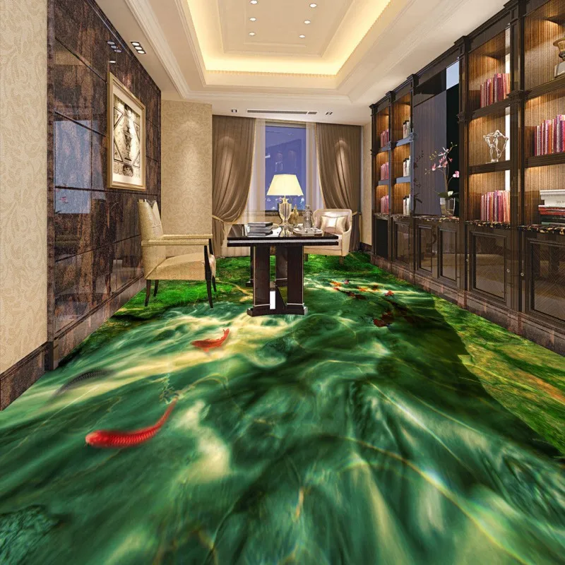 Free Shipping Forest river carp flooring painting bathroom tea house decoration self-adhesive floor mural
Free Shipping Forest river carp flooring painting bathroom tea house decoration self-adhesive floor mural