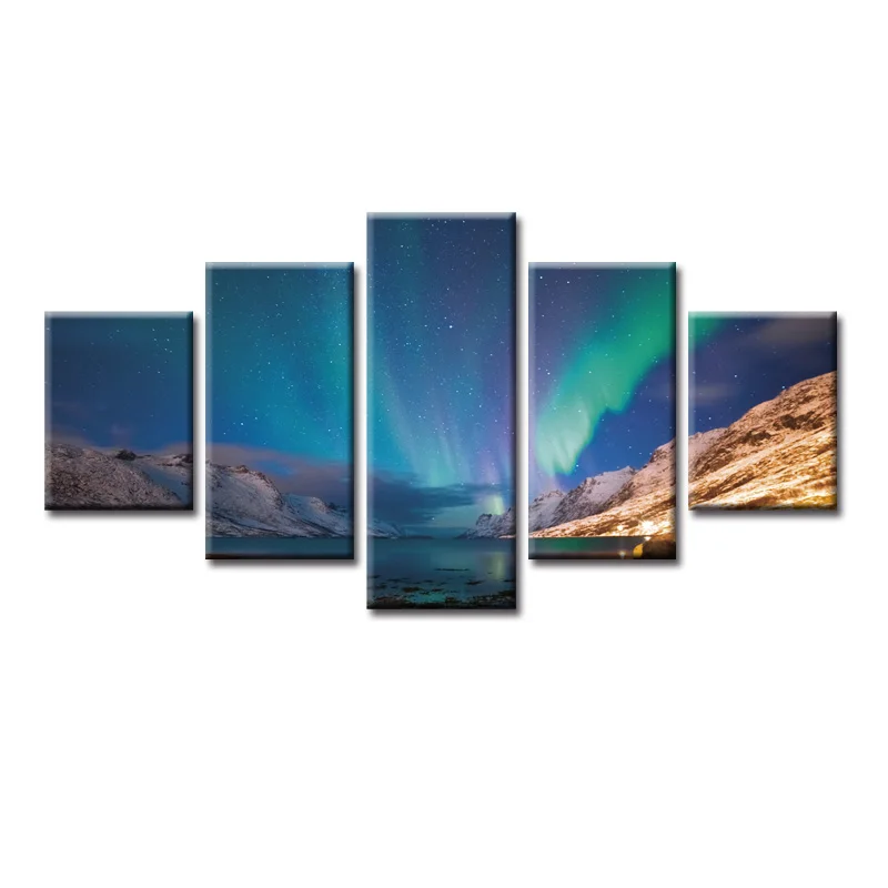 Wholesale Aurora scenery Printings Paintings Wall Art Home Decoration framed Canvas Oil Painting For Living Room
Wholesale Aurora scenery Printings Paintings Wall Art Home Decoration framed Canvas Oil Painting For Living Room