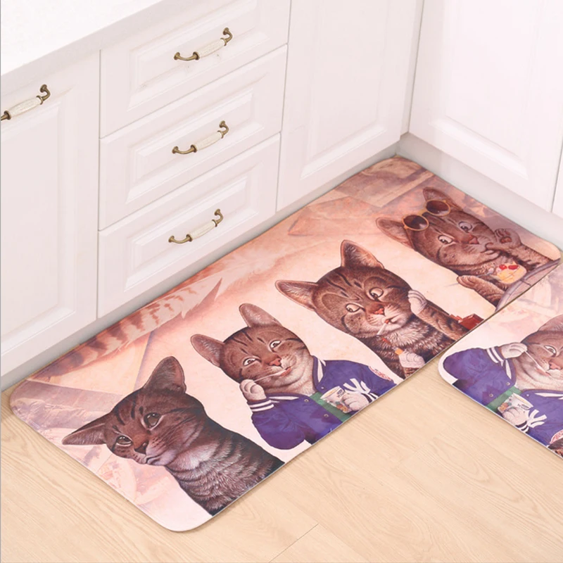 Welcome Floor Mats Animal Cat Printed Bathroom Kitchen Carpets Doormats Cat Floor Mat for Living Room Anti-Slip Tapete
Welcome Floor Mats Animal Cat Printed Bathroom Kitchen Carpets Doormats Cat Floor Mat for Living Room Anti-Slip Tapete