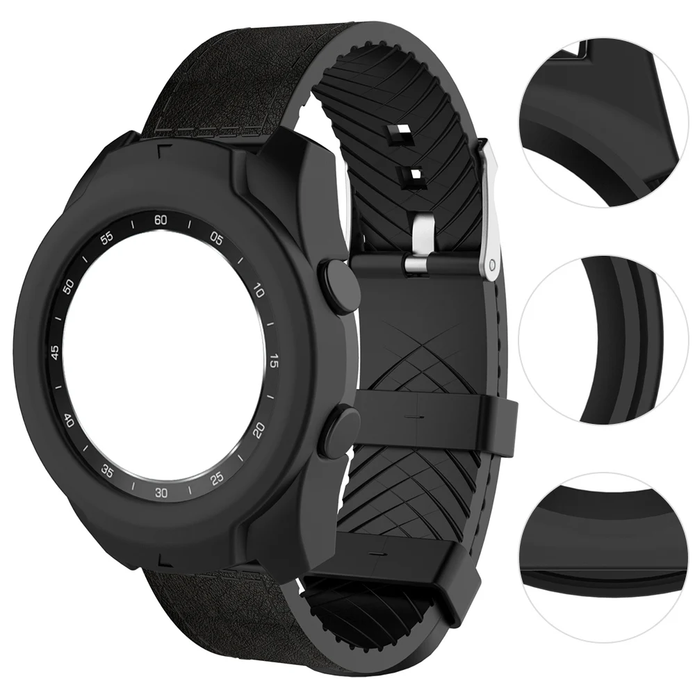 Hangrui Protective Case For Ticwatch Pro Smart Watch Cases Full Cover Silicone Shell Accessories For Ticwatch Pro Watch Band
Hangrui Protective Case For Ticwatch Pro Smart Watch Cases Full Cover Silicone Shell Accessories For Ticwatch Pro Watch Band