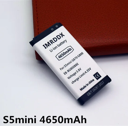 IMRDDX 4650mAh EB-BG800BBE for Samsung Galaxy SV Mini S5 Battery S5mini G870 SM-G800F SM-G800H EB-BG800CBE | Мобильные телефоны и