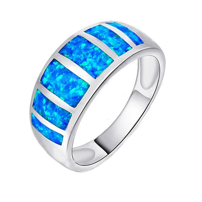 Garilina Pretty Jewelry Blue Fire Opal Silver Color Wedding Party Engagement Love Womens Ladys Rings R158
Garilina Pretty Jewelry Blue Fire Opal Silver Color Wedding Party Engagement Love Womens Ladys Rings R158