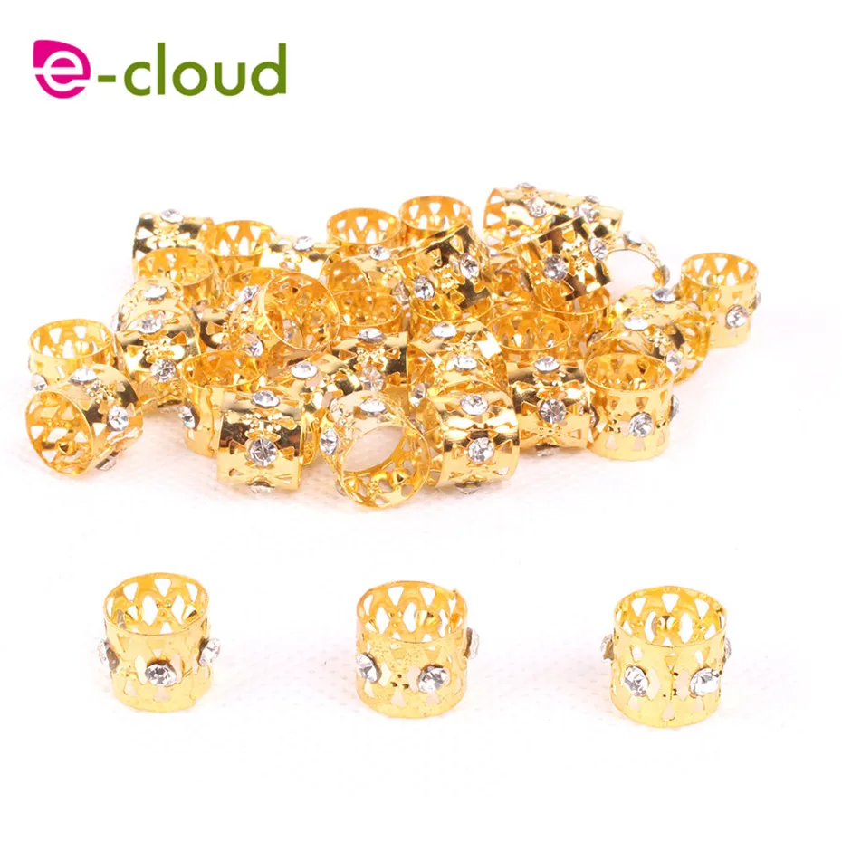 50-100pcsHair Dreadlocs Braids Beads Gold Rhinestone Hair Beads Adjustable Hair Cuffs Clips for Women Braids Hair Jewelry
50-100pcsHair Dreadlocs Braids Beads Gold Rhinestone Hair Beads Adjustable Hair Cuffs Clips for Women Braids Hair Jewelry