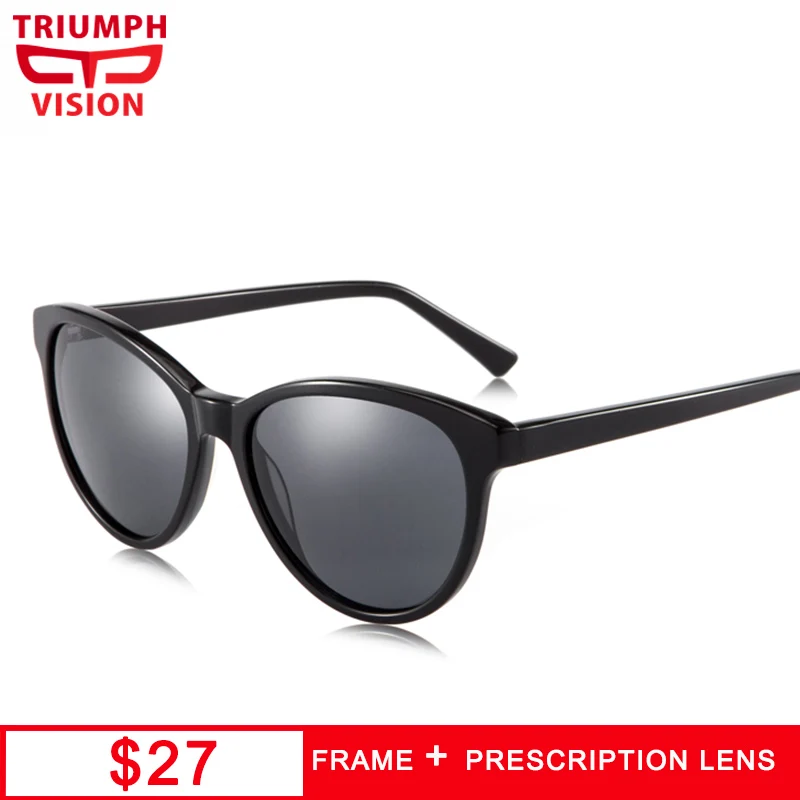 TRIUMPH VISION Big Cat Eye Prescription Sunglasses Polarized Driving Glasses Women UV400 Eyewear Myopia Sun Glasses for Women
TRIUMPH VISION Big Cat Eye Prescription Sunglasses Polarized Driving Glasses Women UV400 Eyewear Myopia Sun Glasses for Women