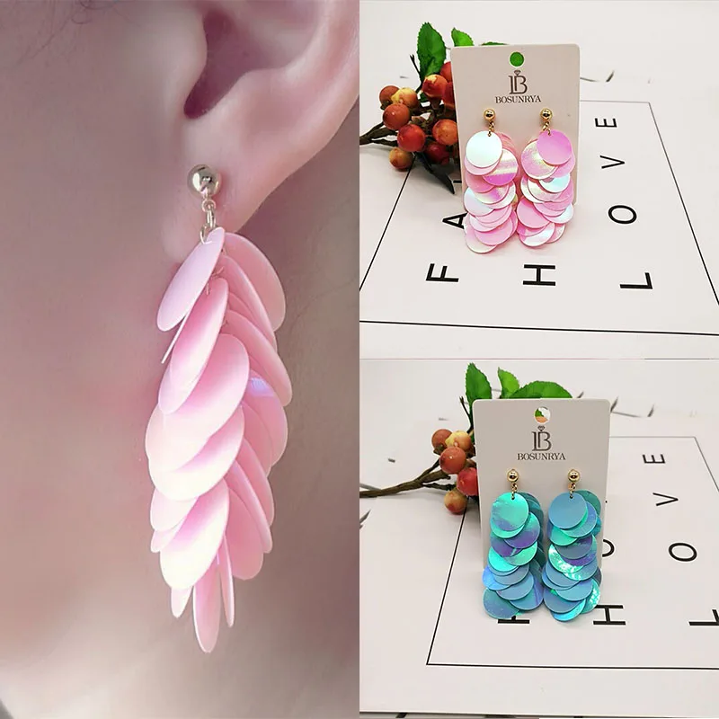 Модные Ювелирные Изделия ROSE LIFE, индивидуальные большие серьги с блестками, круглые длинные массивные серьги с кисточками для женщин
Модные Ювелирные Изделия ROSE LIFE, индивидуальные большие серьги с блестками, круглые длинные массивные серьги с кисточками для женщин