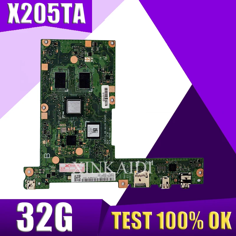 Материнская плата XinKaidi X205TA для ноутбука ASUS X205TA X205TAW X205T X205, оригинальная тестовая материнская плата X205TA X205TAW 32G
Материнская плата XinKaidi X205TA для ноутбука ASUS X205TA X205TAW X205T X205, оригинальная тестовая материнская плата X205TA X205TAW 32G