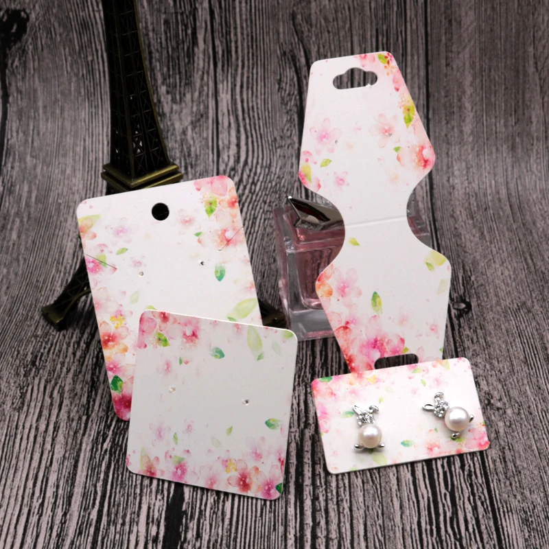 100pcs/lot Handmade Tag Necklace&Earring display card Print pink flower For Jewelry Packaging Vintage Accessory Rectangle Label
100pcs/lot Handmade Tag Necklace&Earring display card Print pink flower For Jewelry Packaging Vintage Accessory Rectangle Label