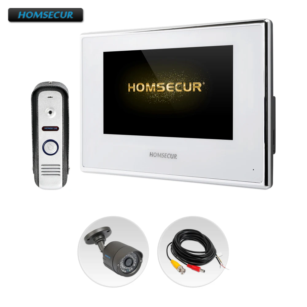 HOMSECUR 7" Wired AHD Video&Audio Smart Doorbell with 1.3MP CCTV Camera for Home Security BC021HD-S+BM718HD-W
HOMSECUR 7" Wired AHD Video&Audio Smart Doorbell with 1.3MP CCTV Camera for Home Security BC021HD-S+BM718HD-W