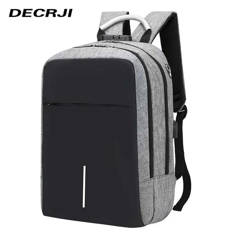 Рюкзак DECRJI с защитой от кражи для мужчин и женщин, унисекс, USB, водонепроницаемый, 15 дюймов, для ноутбука, школьные сумки, рюкзаки для подростк...
Рюкзак DECRJI с защитой от кражи для мужчин и женщин, унисекс, USB, водонепроницаемый, 15 дюймов, для ноутбука, школьные сумки, рюкзаки для подростк...