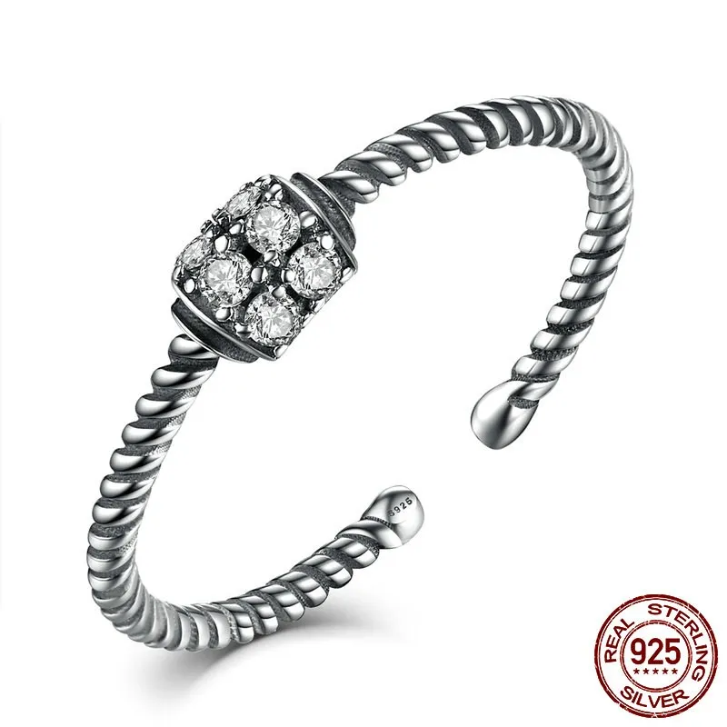 2019 Authentic 925 Sterling Silver Twisting Rings Band Finger Open Adjustable Ring Woman & Lady Fine Jewelry VSR025
2019 Authentic 925 Sterling Silver Twisting Rings Band Finger Open Adjustable Ring Woman & Lady Fine Jewelry VSR025