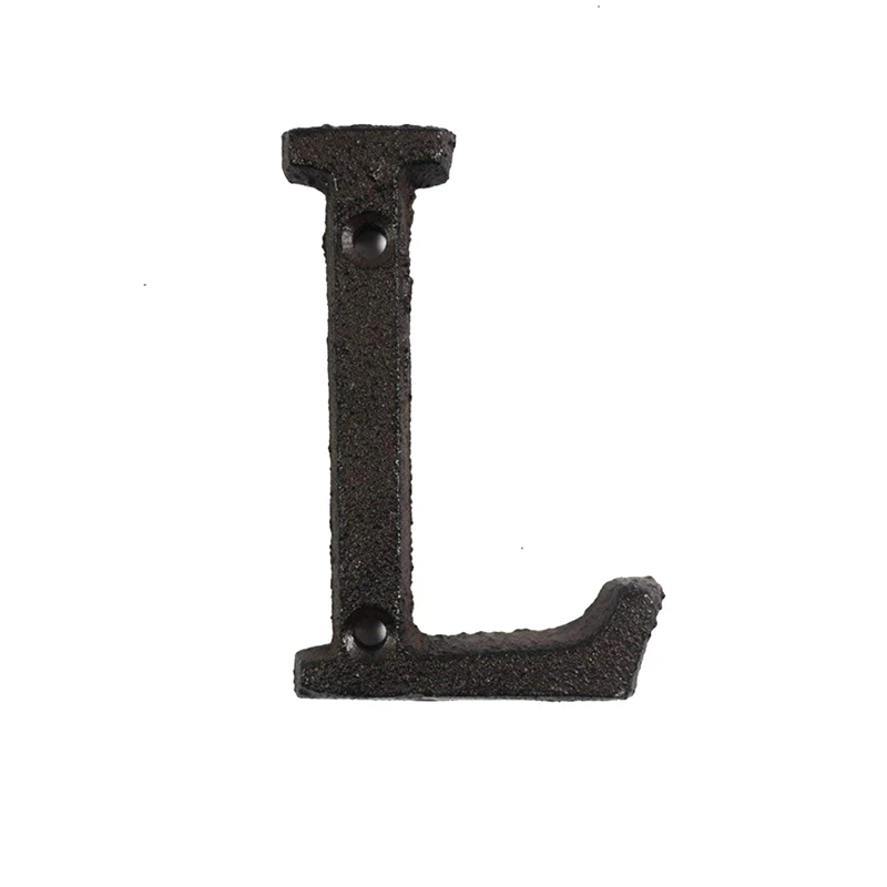 A to Z 0 to 9 Metal Letters & Numbers Cast Iron Decoration House Sign Doorplate DIY Cafe Wall 8cm Wrought Iron Letter Signs
A to Z 0 to 9 Metal Letters & Numbers Cast Iron Decoration House Sign Doorplate DIY Cafe Wall 8cm Wrought Iron Letter Signs