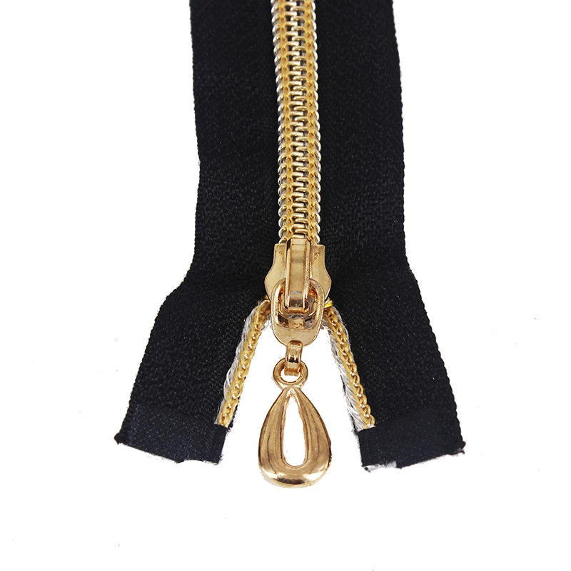 5piece Gold Tone Teeth Zipper Open-End Metal Zippers 60cm Length for Sewing Zippers Z57
5piece Gold Tone Teeth Zipper Open-End Metal Zippers 60cm Length for Sewing Zippers Z57