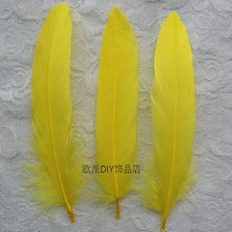 New Stylish Hot Sale 500pcs/lot 15-20cm yellow Natural Feather Goose For Craft/ Hats/Floral Arrangement Material Accessories
New Stylish Hot Sale 500pcs/lot 15-20cm yellow Natural Feather Goose For Craft/ Hats/Floral Arrangement Material Accessories