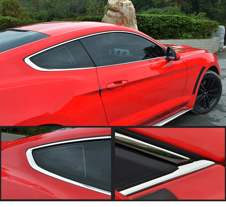 Stainless steel car window car accessories Exterior Window Sill Lid Trims for ford mustang 2015 2016 2017 2018 6th Car Styling
Stainless steel car window car accessories Exterior Window Sill Lid Trims for ford mustang 2015 2016 2017 2018 6th Car Styling