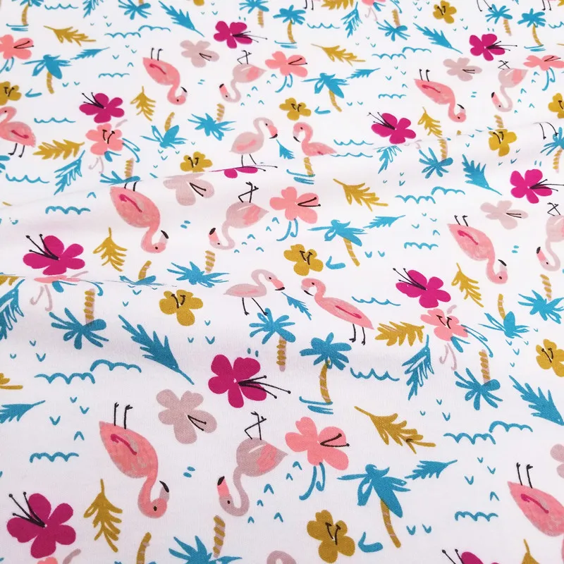 Bird Printed Baby Cotton fabric Interlock Knitted Jersey Fabric for DIY baby clothes, bibs, coated, bed sheets Cotton Cloth
Bird Printed Baby Cotton fabric Interlock Knitted Jersey Fabric for DIY baby clothes, bibs, coated, bed sheets Cotton Cloth