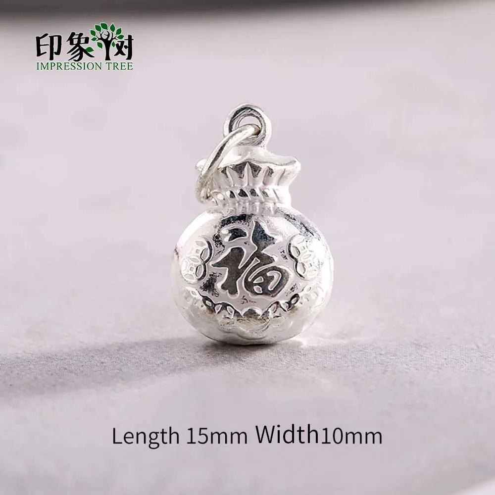 1Pc 15x10mm 925 Sterling Silver Beads Chinese Lucky Bag Pendant Charms For Bracelet Necklace DIY Jewelry Components Making 92561
1Pc 15x10mm 925 Sterling Silver Beads Chinese Lucky Bag Pendant Charms For Bracelet Necklace DIY Jewelry Components Making 92561