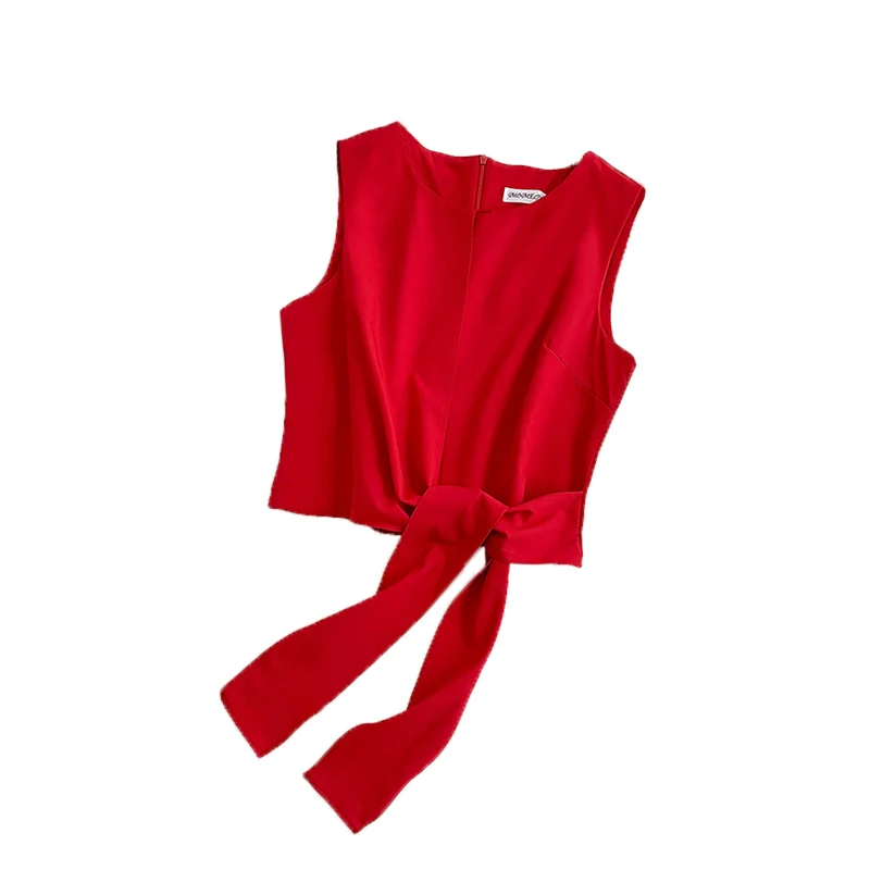 Women Summer Fashion Short Retro Tops Woman Casual Sleeveless Vintage Blouse Shirts
Women Summer Fashion Short Retro Tops Woman Casual Sleeveless Vintage Blouse Shirts