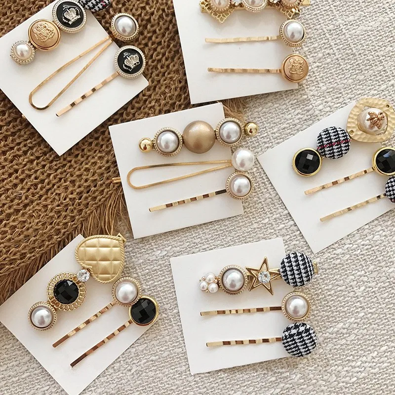 Popular Fashion Pearl Metal Hairpins Elegant Button Hair Clips Bobby Pin Accessories For Women Girls Barrette Hairgrip Headdress
Popular Fashion Pearl Metal Hairpins Elegant Button Hair Clips Bobby Pin Accessories For Women Girls Barrette Hairgrip Headdress