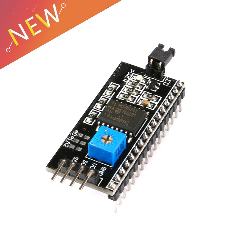 2 шт. IIC I2C TWI последовательный интерфейс SPI порт платы модуль для Arduino 1604 2004 LCD1602