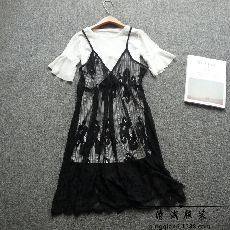 Women See Through Full Slip Dress Full lace Transparent Hollow-out single layer bottoming underskirt Korean long petticoat woman
Women See Through Full Slip Dress Full lace Transparent Hollow-out single layer bottoming underskirt Korean long petticoat woman