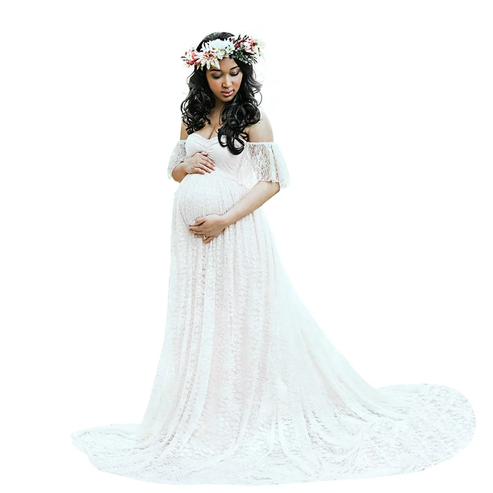 Maternity Dresses Photography Sexy Props Off Shoulders Lace Fly Sleeves Off Shoulder Long Dress For Photo Shoot Art Photo
Maternity Dresses Photography Sexy Props Off Shoulders Lace Fly Sleeves Off Shoulder Long Dress For Photo Shoot Art Photo