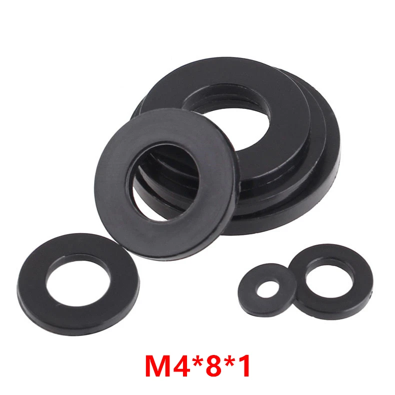 1000pcs M4*8*1 Black Nylon Flat Washer DIN125 Plastic Plated Seals Washer Ring Gasket Spacer m4x8x1mm
1000pcs M4*8*1 Black Nylon Flat Washer DIN125 Plastic Plated Seals Washer Ring Gasket Spacer m4x8x1mm