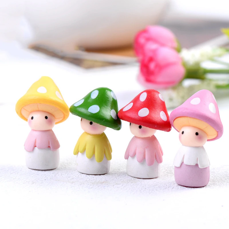 4pcs/set Mushroom fairy garden miniatures colorful mini Mushroom resin Craft fairy glass terrarium Dolls Accessories kids gift
4pcs/set Mushroom fairy garden miniatures colorful mini Mushroom resin Craft fairy glass terrarium Dolls Accessories kids gift