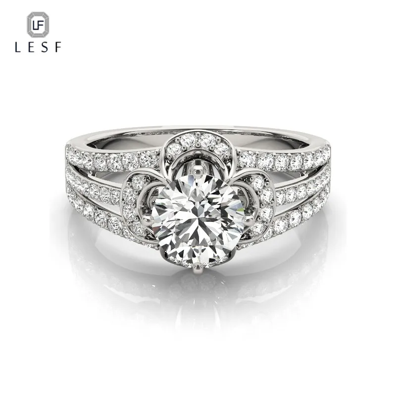 LESF Fancy Shape Rings 925 Sterling Silver 1 ct Sona Simulated Diamond Wedding High end Jewelry Rings Engagement For Women
LESF Fancy Shape Rings 925 Sterling Silver 1 ct Sona Simulated Diamond Wedding High end Jewelry Rings Engagement For Women