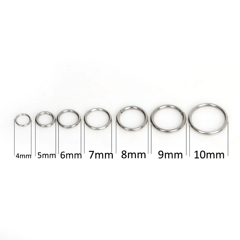 200pcs/Lot 4/5/6/7/8/9/10mm Metal Rings DIY Jewelry Findings Open Single Loops Jump Rings & Split Ring for jewelry making
200pcs/Lot 4/5/6/7/8/9/10mm Metal Rings DIY Jewelry Findings Open Single Loops Jump Rings & Split Ring for jewelry making