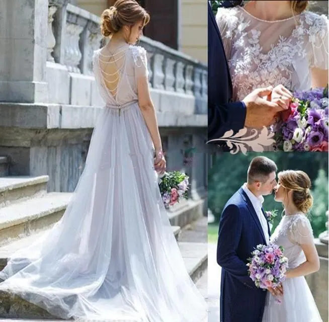 2021 spring country A-Line wedding dress sheer lace 3D-Floral appliques bohemian tulle wedding gown plus size vestido de novia
2021 spring country A-Line wedding dress sheer lace 3D-Floral appliques bohemian tulle wedding gown plus size vestido de novia