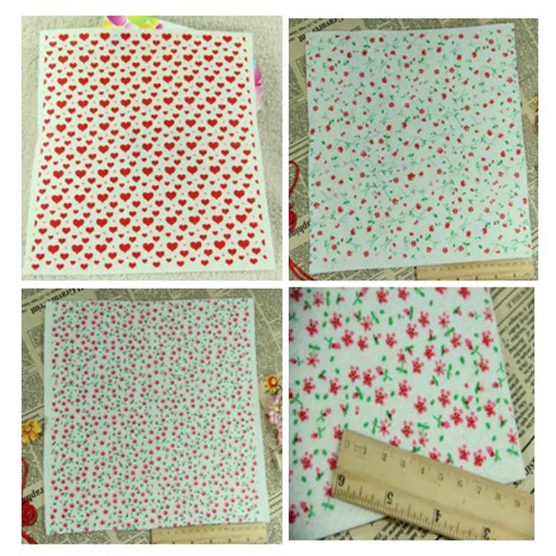 12pcs 14x14cm Pretty Red Heart & Flower Printed Nonwoven polyester felt, Fieltro feltro home Decoration
12pcs 14x14cm Pretty Red Heart & Flower Printed Nonwoven polyester felt, Fieltro feltro home Decoration