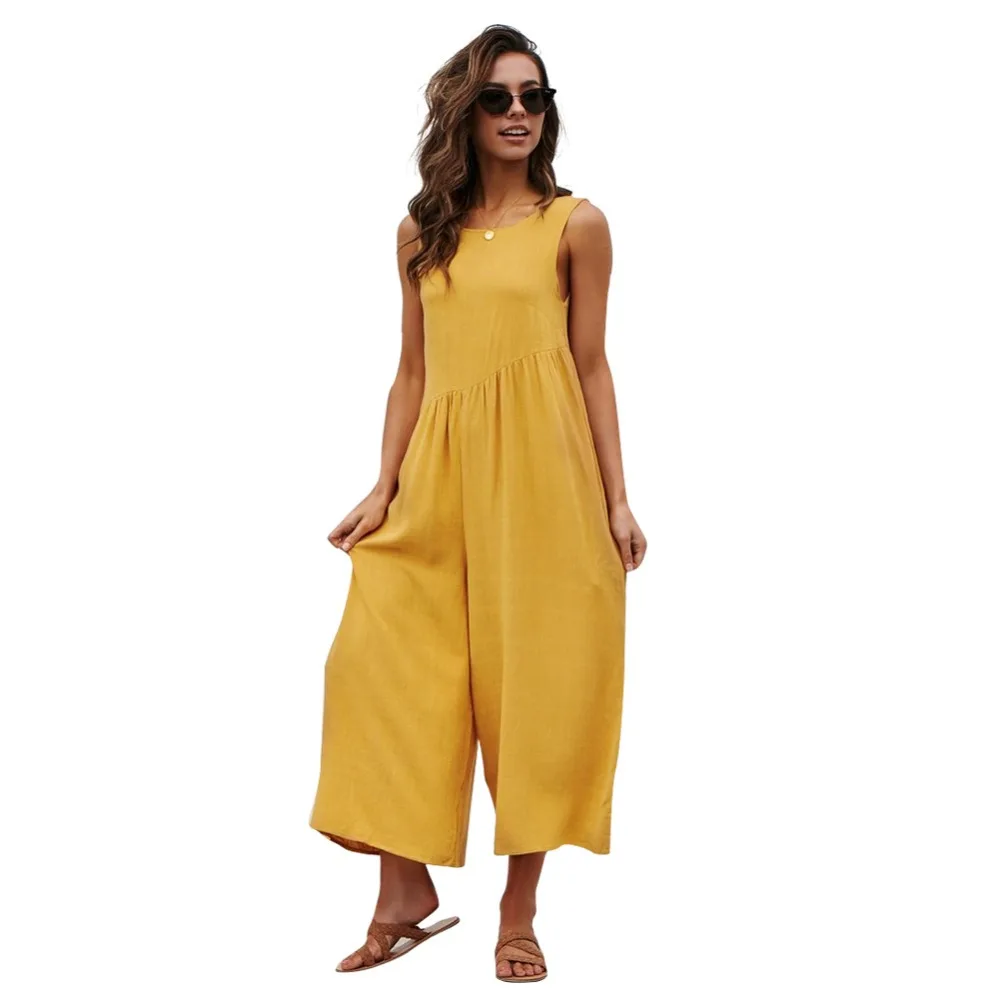 Casual Loose Jumpsuits For Women 2019 Spring Summer Black White Boho Jumpsuit Backless Party Sexy Rompers Womens Jumpsuit
Casual Loose Jumpsuits For Women 2019 Spring Summer Black White Boho Jumpsuit Backless Party Sexy Rompers Womens Jumpsuit