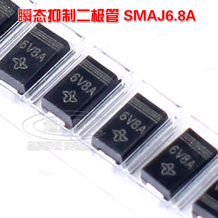 Односторонний SMAJ6.8A Silkscreen SMA SMD TVS с диодом подавления переходных веществ DO 214AC|diode