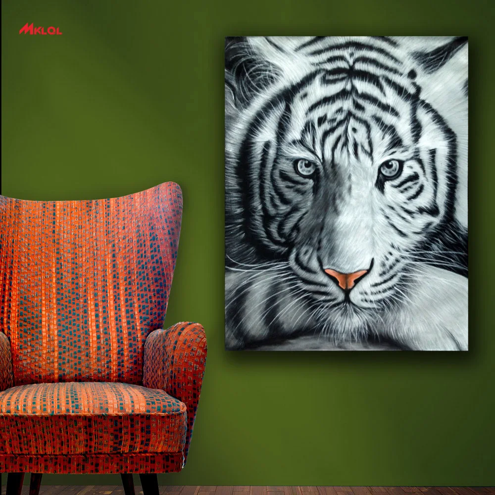 Large Wall Art White Tiger Canvas Painting For Living Room Home Decoration Oil Painting On Canvas Wall Painting Unframed
Large Wall Art White Tiger Canvas Painting For Living Room Home Decoration Oil Painting On Canvas Wall Painting Unframed