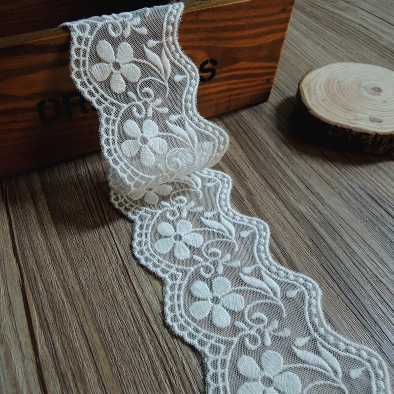 5Yards White Black Exquisite Embroidered Flower Lace Trim High Quality Lace Fabric DIY Craft&Sewing Dress Clothing Accessories
5Yards White Black Exquisite Embroidered Flower Lace Trim High Quality Lace Fabric DIY Craft&Sewing Dress Clothing Accessories