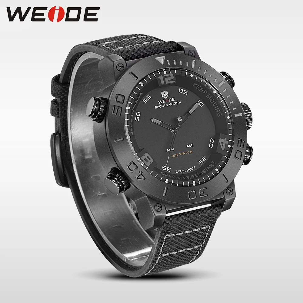 WEIDE повседневные подлинные наручные часы Роскошные Кварцевые спортивные