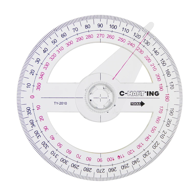 1 Pcs Portable All Circular 10cm Plastic 360 Degree Pointer Protractor Ruler Angle Finder Swing Arm For School Office Supplies
1 Pcs Portable All Circular 10cm Plastic 360 Degree Pointer Protractor Ruler Angle Finder Swing Arm For School Office Supplies