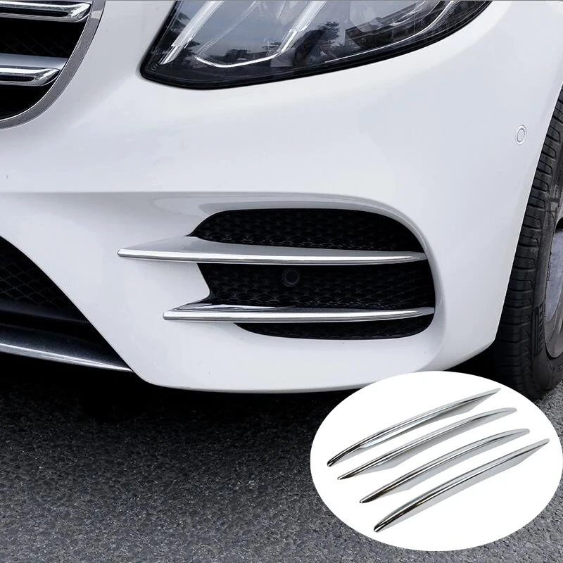 Chrome Car Styling ABS Front Fog Light Lamp Cover Trim frame Strip stickers for Mercedes Benz E Class W213 2016-2021 Accessories
Chrome Car Styling ABS Front Fog Light Lamp Cover Trim frame Strip stickers for Mercedes Benz E Class W213 2016-2021 Accessories