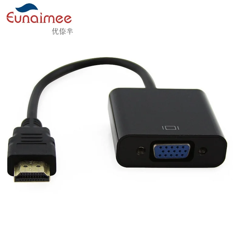 HDMI Male to VGA With Audio HD Video Cable Converter Adapter 1080P for PC US Laptop Notebook TV Box
HDMI Male to VGA With Audio HD Video Cable Converter Adapter 1080P for PC US Laptop Notebook TV Box