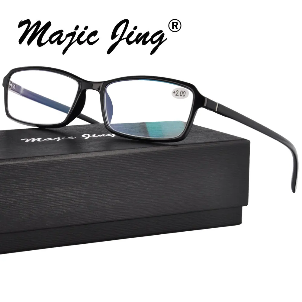 Очки для мужчин и женщин Magic Jing пресбиопические очки чтения TR ADD:+ 100 ~ + 400 TR6010|glasses