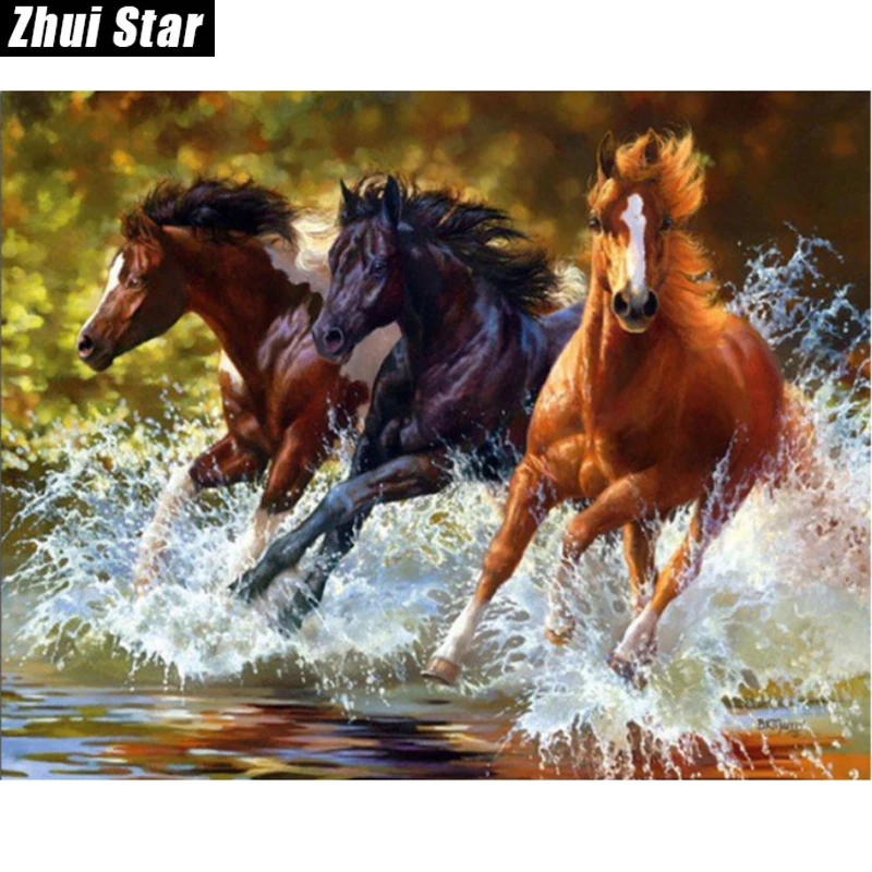 Full Square Diamond 5D DIY Diamond Painting "Horses" Embroidery Cross Stitch Rhinestone Mosaic Painting Decor
Full Square Diamond 5D DIY Diamond Painting "Horses" Embroidery Cross Stitch Rhinestone Mosaic Painting Decor