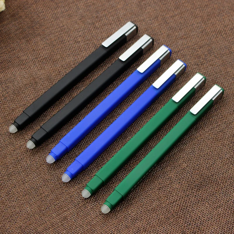 1 Pcs Square Erasable Gel Pen Metal Pen Clip 0.5mm Black Ink Pen Student Escolar Writing Stationery Office Promotion Sales Gifts
1 Pcs Square Erasable Gel Pen Metal Pen Clip 0.5mm Black Ink Pen Student Escolar Writing Stationery Office Promotion Sales Gifts