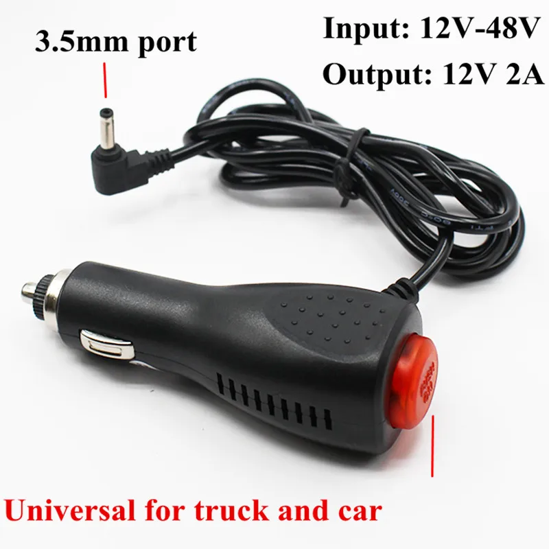 1pcs 3.5mm Port Car Charger For Car Radar Detector / Car DVR Camera, input 12V, output 12V 1.5A, fit DC 12V Car, length 1.2m
1pcs 3.5mm Port Car Charger For Car Radar Detector / Car DVR Camera, input 12V, output 12V 1.5A, fit DC 12V Car, length 1.2m