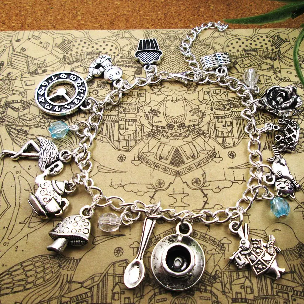 movie Charm Bracelets alice teapot silver plated bracelet gift for girl /boy,party ,birthday gift
movie Charm Bracelets alice teapot silver plated bracelet gift for girl /boy,party ,birthday gift