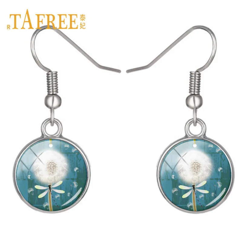 TAFREE White Dandelion Glass Dome Pendant Drop Earrings Summer Style Women Party Wedding Jewelry Dangle Earrings Gift DD18
TAFREE White Dandelion Glass Dome Pendant Drop Earrings Summer Style Women Party Wedding Jewelry Dangle Earrings Gift DD18